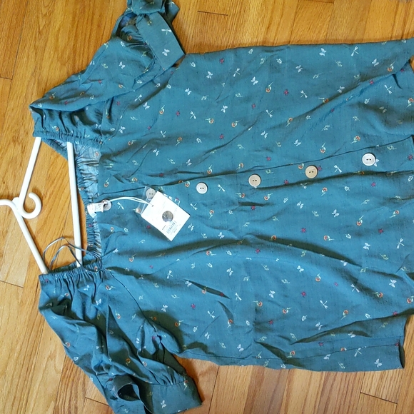 NWT size 2x teal top - Picture 1 of 4